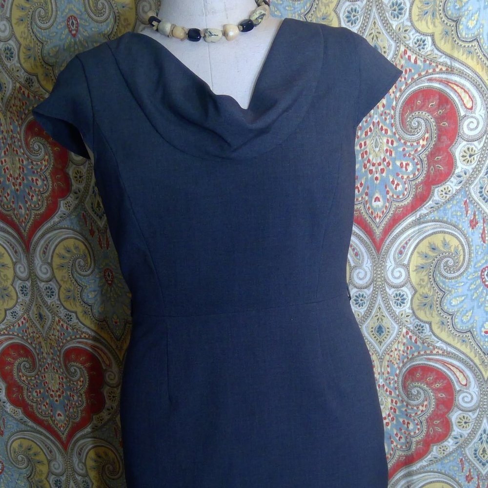 “Gentlemen of the Board, I am the new CEO” dress, by Calvin Klein, size 8, Grey